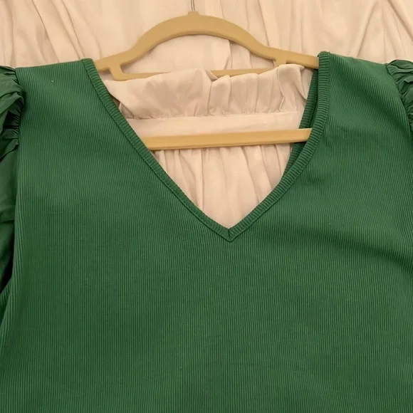 Anthropologie Maeve Puff Sleeve Top - Picture 6 of 6